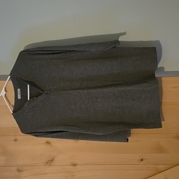 H2H, Large, Dark Gray 3/4 Sleeve Tee - Picture 1 of 2